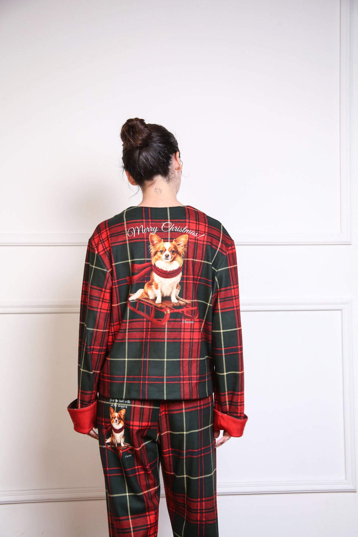 Pijama Personalizada Tartán Mujer