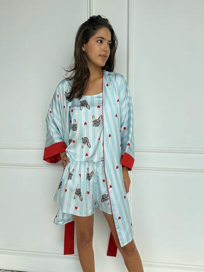 Pijama San Valentín Personalizada Short Mujer💘