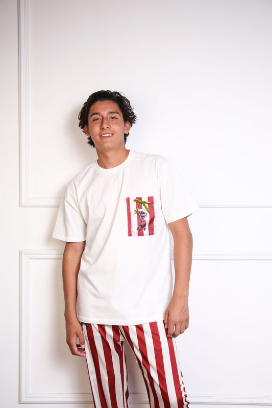 Pijama Personalizada Candy Cane Hombre
