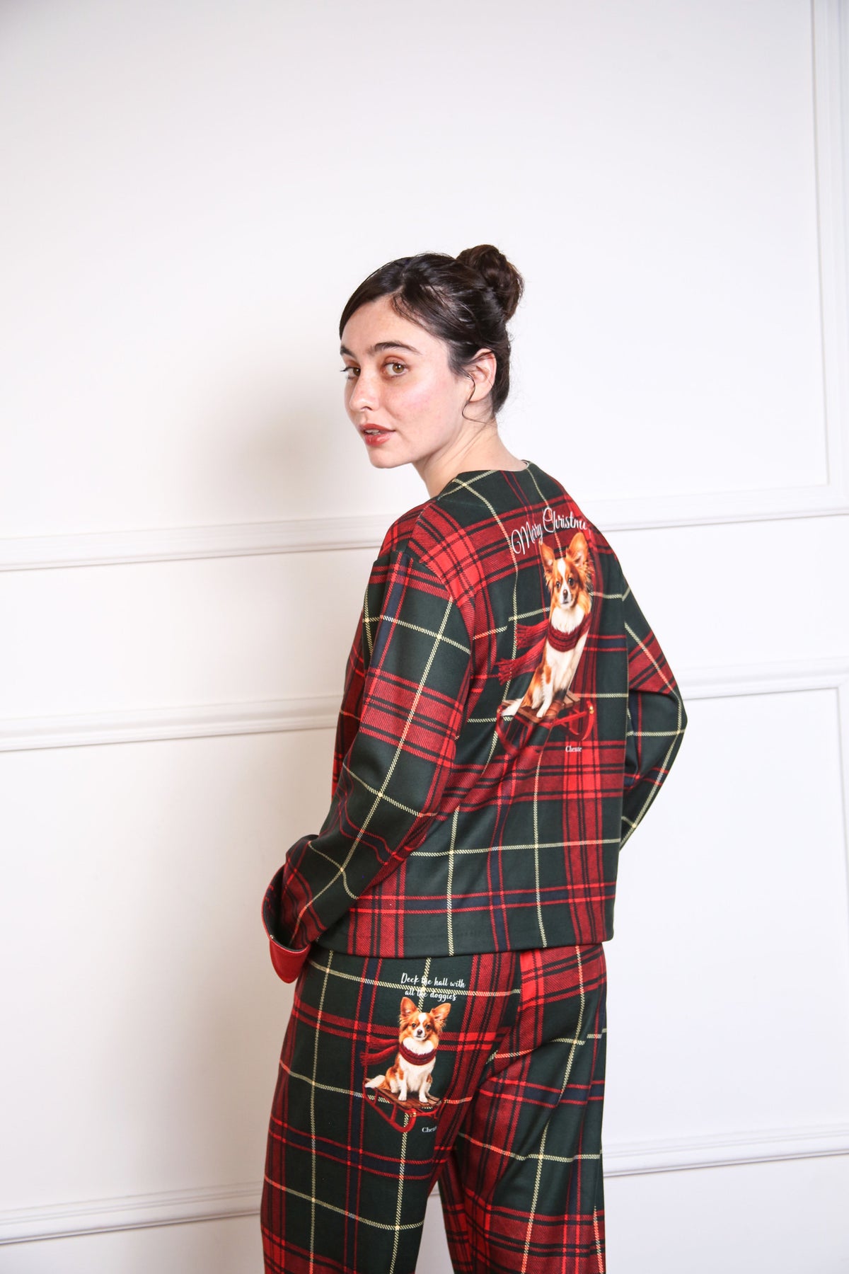Pijama Personalizada Tartán Mujer