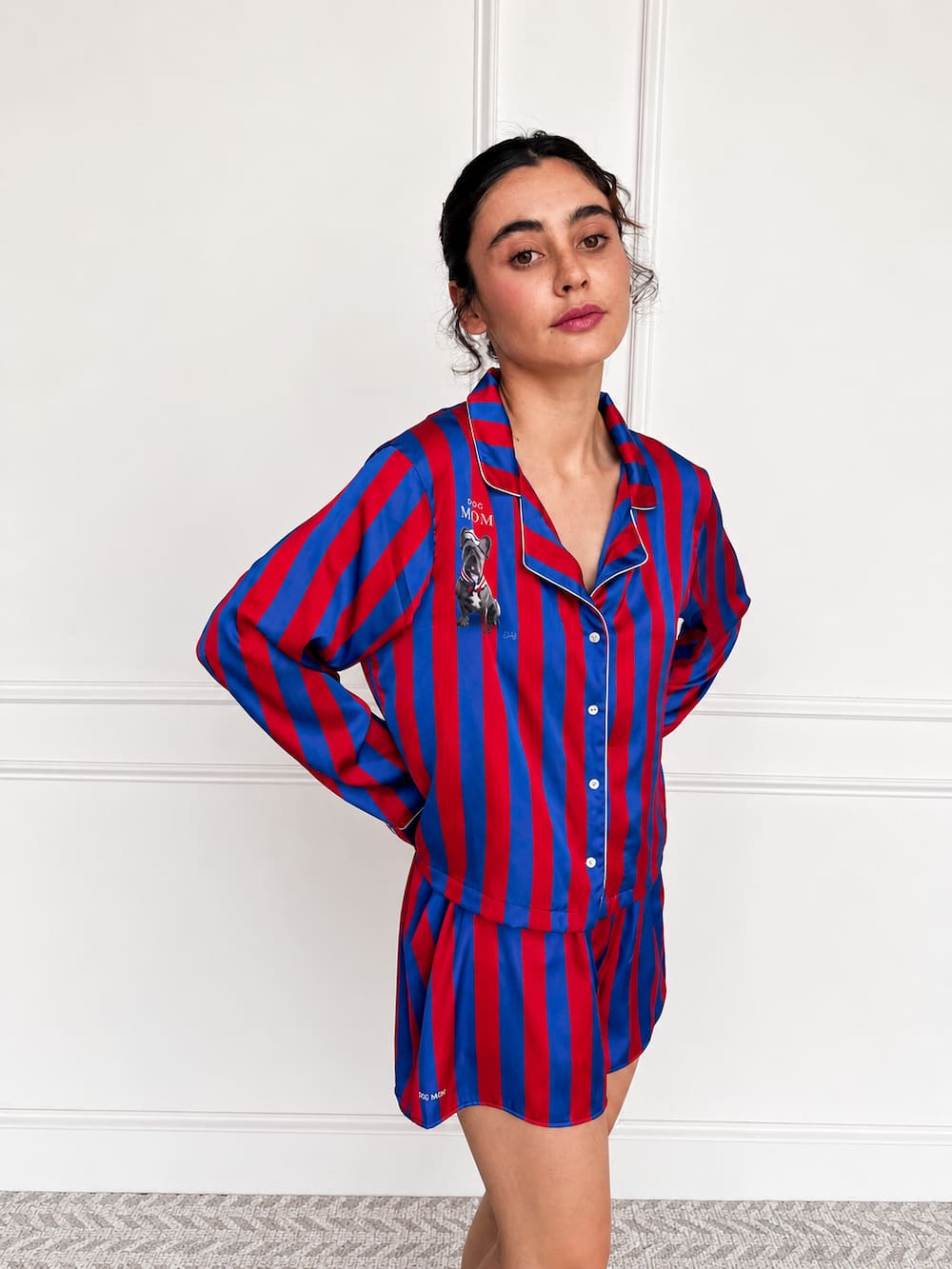 Pijama Personalizada Short Dog Mom Uniform