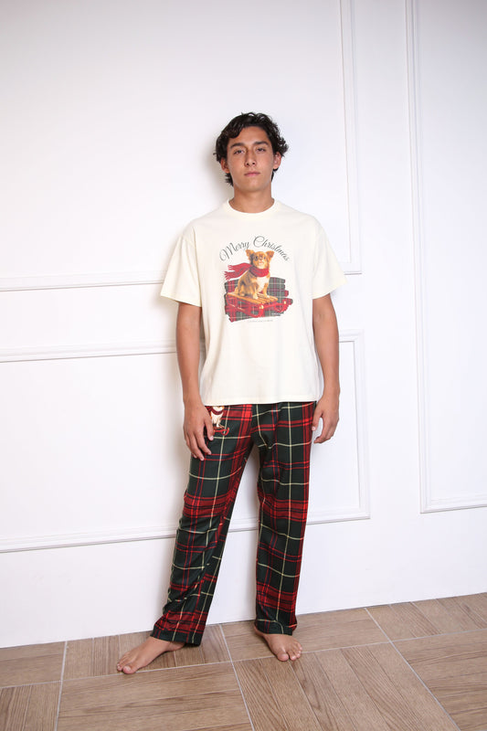 Pijama Personalizada Tartán Hombre