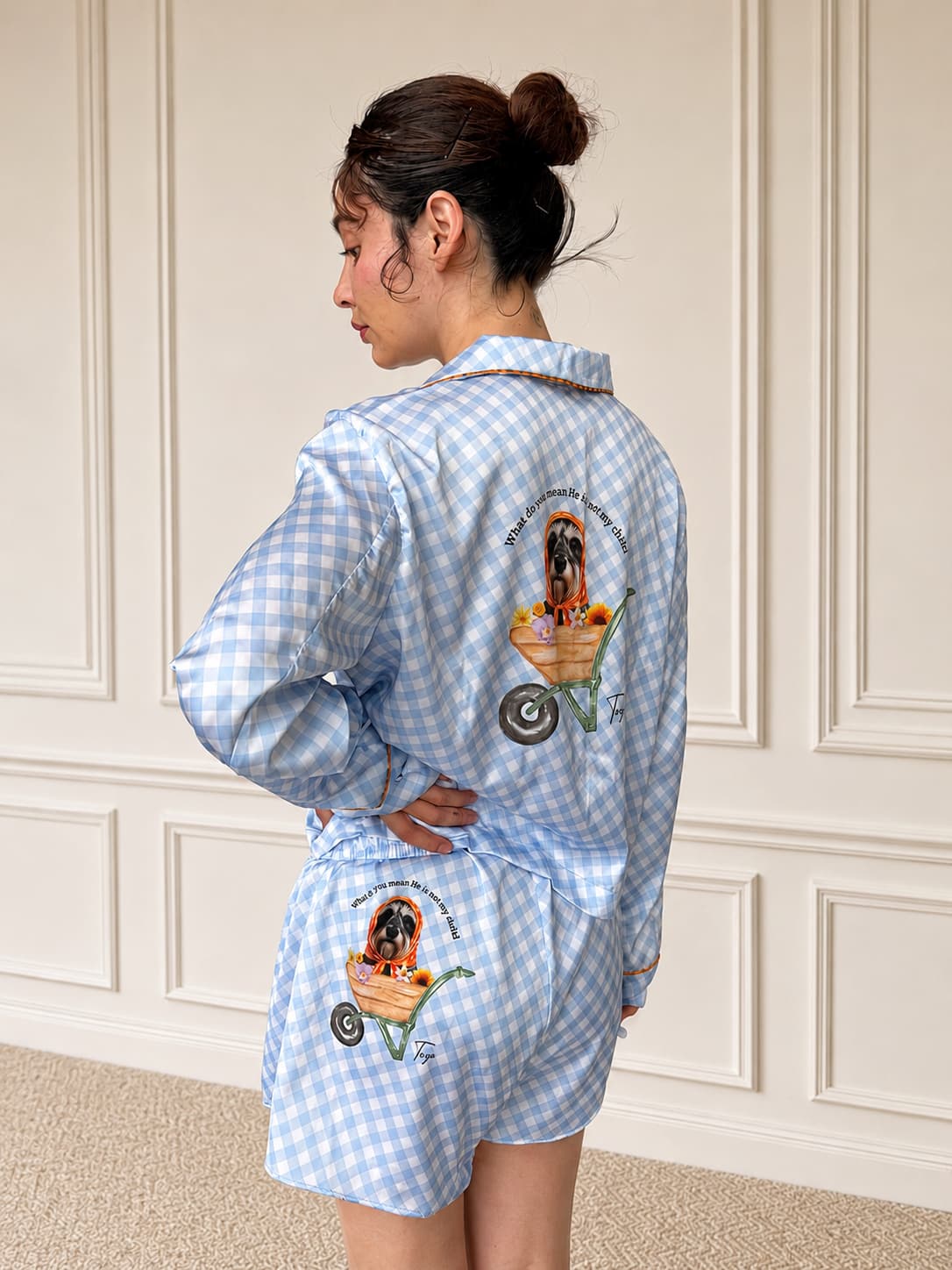 Pijama personalizada con short-Cottage