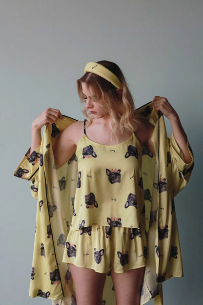 Pijama personalizada de short - mujer (blusa+short)